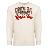 Sandshell it s a baseball kinda day Premium Sweatshirt - Zillion Design Studio