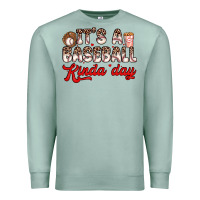 Seafoam it s a baseball kinda day Premium Sweatshirt - Zillion Design Studio