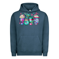 Pigment Midnight Navy turtle coffee cups Urban Hoodie - Jasminsmagicworld