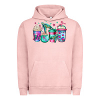 Pigment Salmon turtle coffee cups Urban Hoodie - Jasminsmagicworld