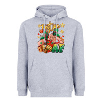 Heather Grey festive af christmas caucasian girl sneakers Heavyweight Hoodie - RanaPortraitStore