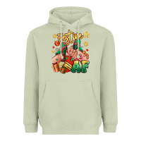 Matcha festive af christmas caucasian girl sneakers Heavyweight Hoodie - RanaPortraitStore