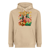 Mushroom festive af christmas caucasian girl sneakers Heavyweight Hoodie - RanaPortraitStore