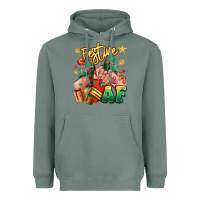 Sage festive af christmas caucasian girl sneakers Heavyweight Hoodie - RanaPortraitStore