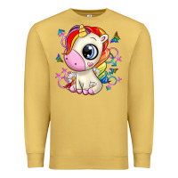 Antique Gold unicorn Premium Sweatshirt - Zillion Design Studio
