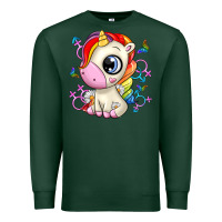 Sports Green unicorn Premium Sweatshirt - Zillion Design Studio