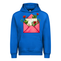 Cobalt pink letter Urban Hoodie - AdoDesignShop