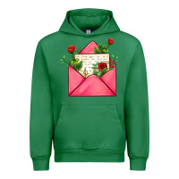 Emerald pink letter Urban Hoodie - AdoDesignShop