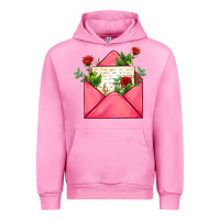 Fuchsia Pink pink letter Urban Hoodie - AdoDesignShop