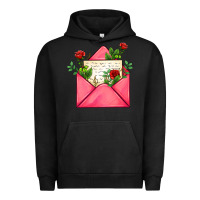 Pigment Black pink letter Urban Hoodie - AdoDesignShop