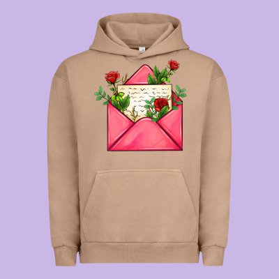 Pink Letter Urban Hoodie Designed By Adodesignshop