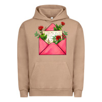 Pigment Burro pink letter Urban Hoodie - AdoDesignShop
