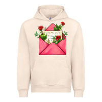 Sandshell pink letter Urban Hoodie - AdoDesignShop