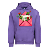 Tulip pink letter Urban Hoodie - AdoDesignShop