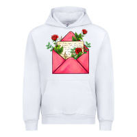 White pink letter Urban Hoodie - AdoDesignShop