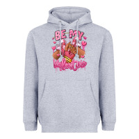 Heather Grey be my valentine afro girl sneakers Heavyweight Hoodie - RanaPortraitStore
