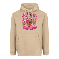 Mushroom be my valentine afro girl sneakers Heavyweight Hoodie - RanaPortraitStore
