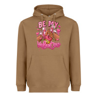 Toasted Coconut be my valentine afro girl sneakers Heavyweight Hoodie - RanaPortraitStore