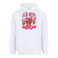 White be my valentine afro girl sneakers Heavyweight Hoodie - RanaPortraitStore