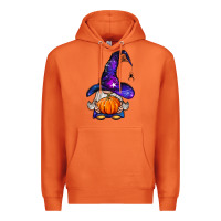 Carrot witch gnome with pumpkin Premium Hoodie - BundleAndBundleShop