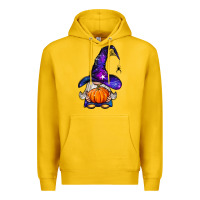 Lemon witch gnome with pumpkin Premium Hoodie - BundleAndBundleShop