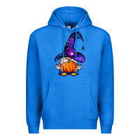 True Royal witch gnome with pumpkin Premium Hoodie - BundleAndBundleShop