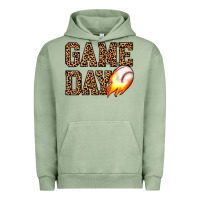 Pigment Oil Green game day baseball Urban Hoodie - JahusDesignShop