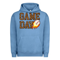 Pigment Pebble Blue game day baseball Urban Hoodie - JahusDesignShop