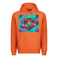 Carrot racing pink tumbler Premium Hoodie - AdoDesignShop