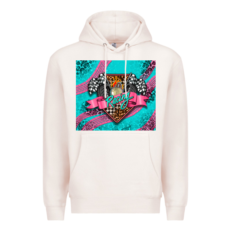 Racing Pink Tumbler Premium Hoodie by AdoDesignShop | Teevron