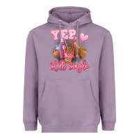 Lavender Yep still single heels and sneakers afro girl Heavyweight Hoodie - RanaPortraitStore