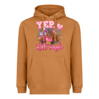 Meerkat Yep still single heels and sneakers afro girl Heavyweight Hoodie - RanaPortraitStore