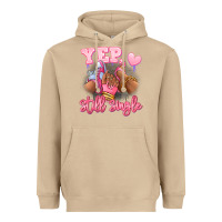 Mushroom Yep still single heels and sneakers afro girl Heavyweight Hoodie - RanaPortraitStore