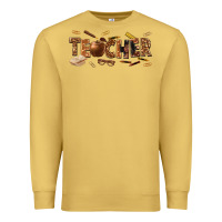 Antique Gold melanin teacher Premium Sweatshirt - texasbilliewilder