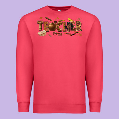 Melanin Teacher Premium Sweatshirt Designed By Texasbilliewilder