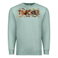 Seafoam melanin teacher Premium Sweatshirt - texasbilliewilder