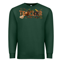 Sports Green melanin teacher Premium Sweatshirt - texasbilliewilder