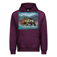Mauve Wine papa bear tumbler Urban Hoodie - Artiststas