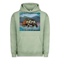 Pigment Oil Green papa bear tumbler Urban Hoodie - Artiststas