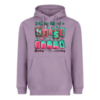 Lavender battery life of a nurse Heavyweight Hoodie - RanaPortraitStore