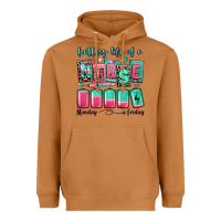 Meerkat battery life of a nurse Heavyweight Hoodie - RanaPortraitStore