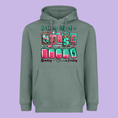 Heavyweight Hoodie battery life of a nurse