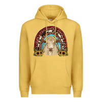Antique Gold charolais  rainbow Premium Hoodie - JahusDesignShop