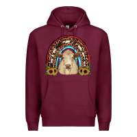 Burgundy charolais  rainbow Premium Hoodie - JahusDesignShop