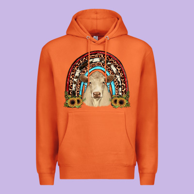 Charolais  Rainbow Premium Hoodie Designed By Jahusdesignshop