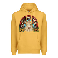 Mustard charolais  rainbow Premium Hoodie - JahusDesignShop