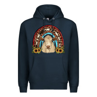 Navy charolais  rainbow Premium Hoodie - JahusDesignShop