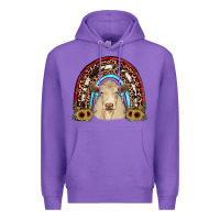 Purple charolais  rainbow Premium Hoodie - JahusDesignShop