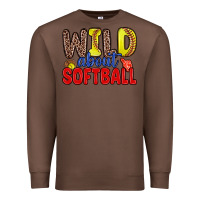 Chestnut wild about softball Premium Sweatshirt - Zillion Design Studio