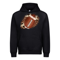 Black football cowhide leopard patch Urban Hoodie - JahusDesignShop